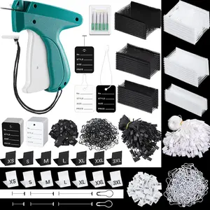 3576 Pcs Tagging Guns for Clothes Labels Attacher Guns for Clothing with 3000 Barbs, 5 Needles and 100 Price Tags, Sewing Kit for Retail Stores, Yard Sales(Black, White)