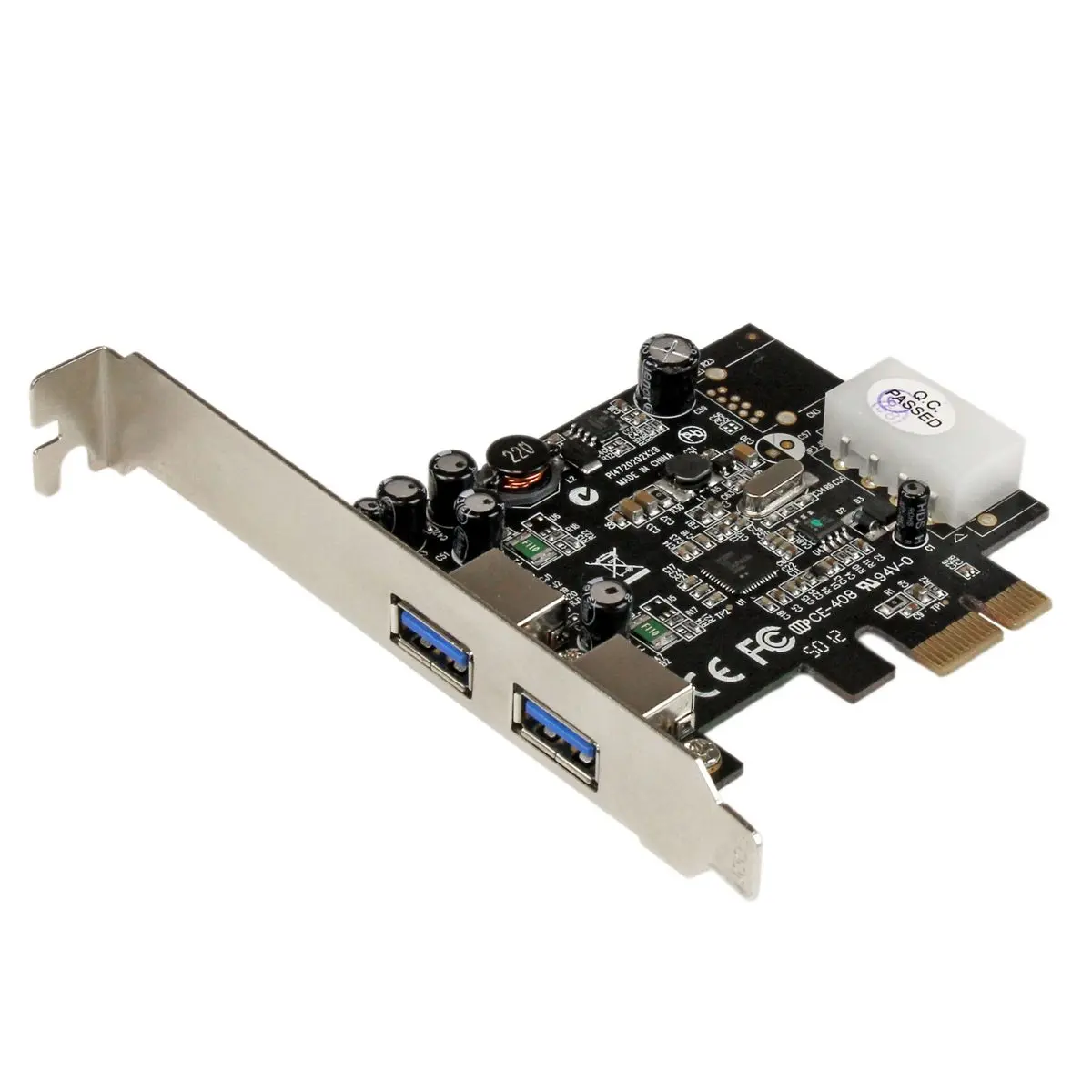 StarTech 2 Port PCI Express (PCIe) SuperSpeed USB 3.0 Card Adapter with UASP