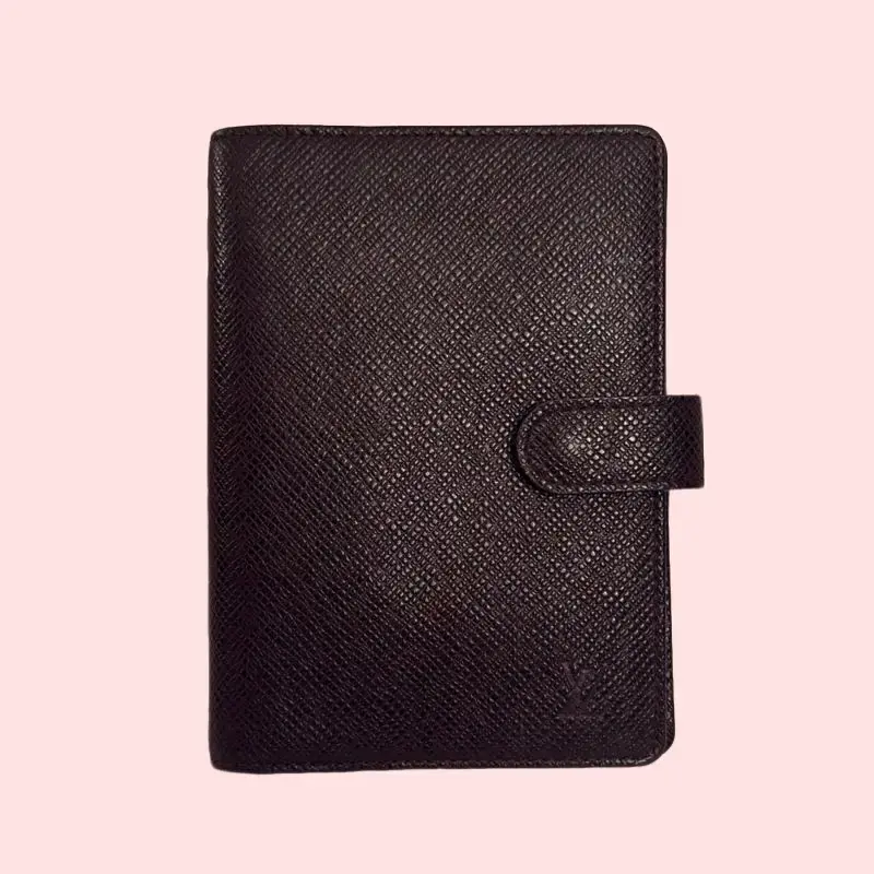 Pre-owned Louis Vuitton Taiga leather Small leather goods Agenda Small