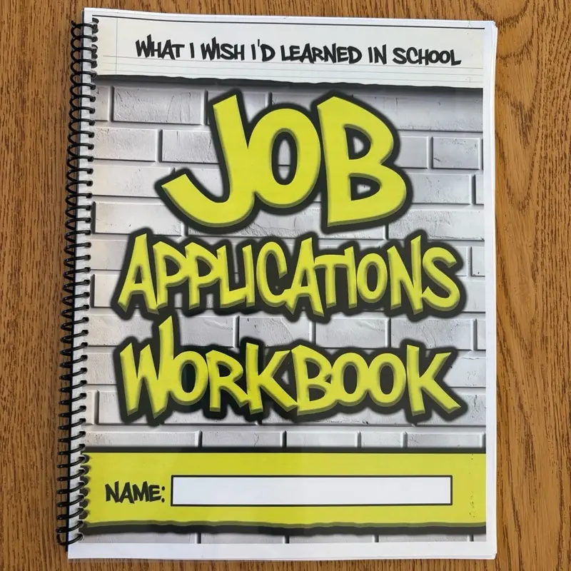 Job Applications Workbook for High School SPED