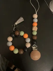 wristlet/pacifier clip combo