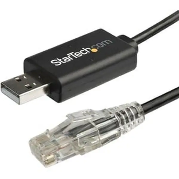 Startech 6 ft. Cisco USB Console Cable - USB 2.0/RJ45, Nickel Plated, for Console Access, Direct Connect to Routers/Switches