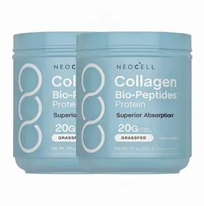 2 Pack NeoCell Collagen Peptides Powder 20oz - Grassfed Protein Supplement NC- Advanced with 18 Essential Amino Acids
