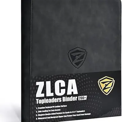 best binder for sports cards Amazon.com: X PRO Top Load Card Binder - Compatible with Top-loading Card  Cases - Fits 252 | 20 Premium Loaders Included | 9-Pocket Ringless  Double-Sided Pages main image 1