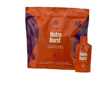 30 Rip and Sip Nutraburst Multivitamin Packets - Convenient Liquid Form of Vitamins for Daily Doses and Easy Absorption