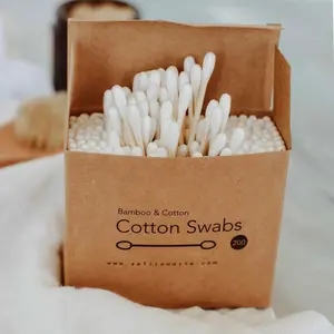 Bamboo Cotton Swabs