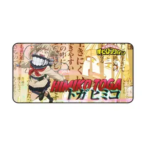 Himiko Toga My Hero Academia Anime Gaming Desk Mat - Movie Anti-Slip Rubber Base Extra Large Gaming Mousepad - Desk Accesories