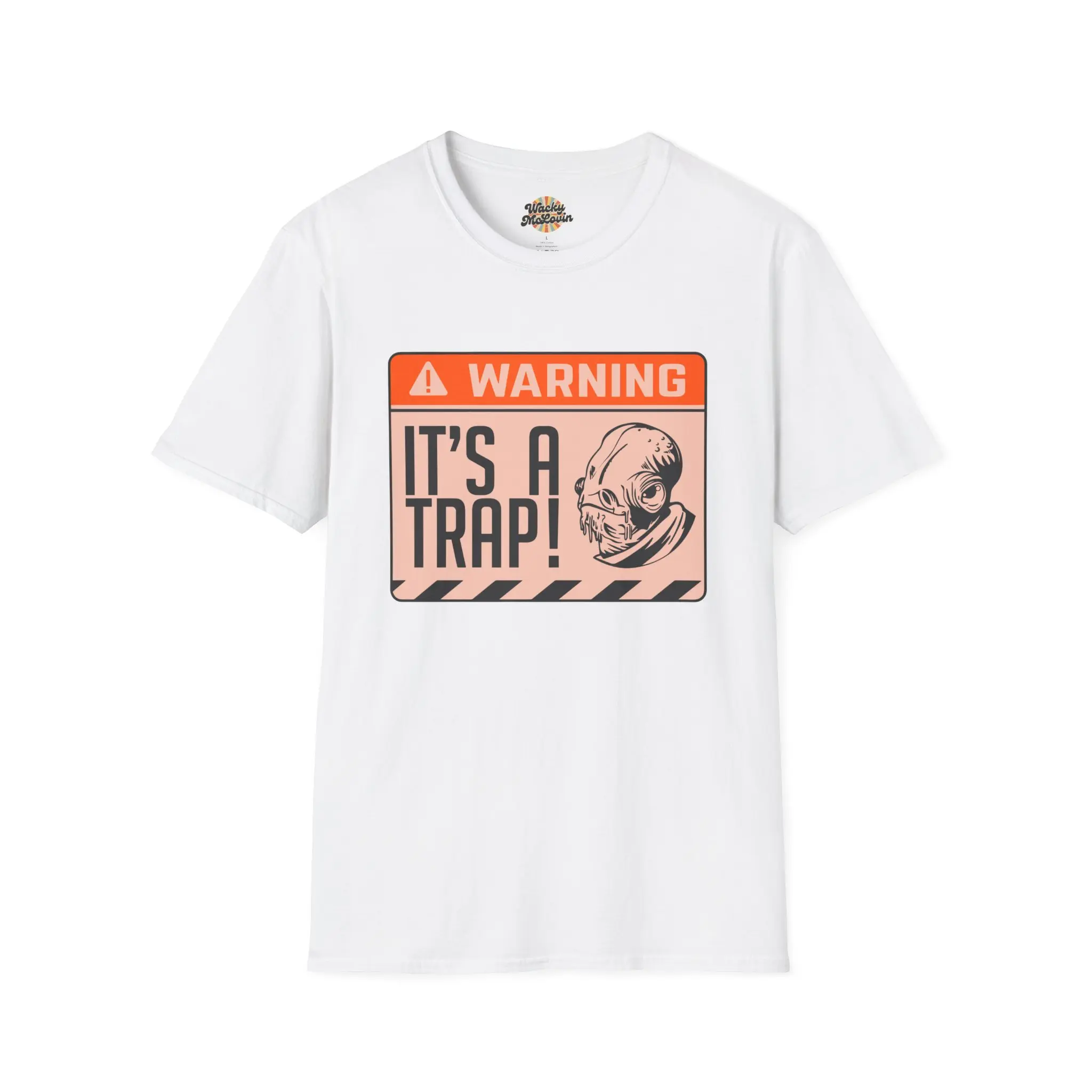 IT’S A TRAP! Retro Warning T-Shirt | Funny Gamer Graphic Tee | Lightweight Unisex Shirt