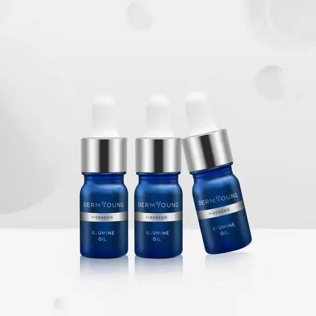 Renew & Illuminate: Derm Young I-Genesis Wellness Set 1 – 3-Pack Age-Defying Illuminè Oil | Radiance & Repair for Face & Neck