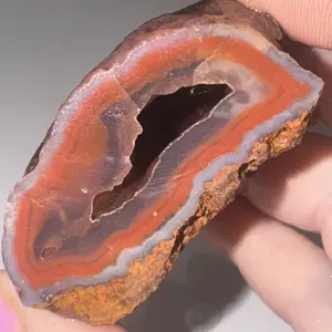 66g High-Grade Banded Laguna Agate Gemstone Specimen Mexico Lapidary