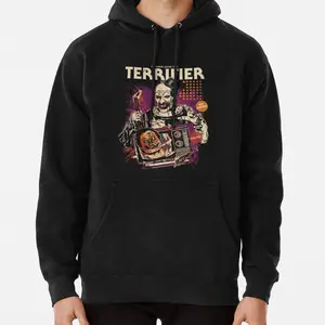 Terrifier Horror Movie Scary Clown Sweatshirt Hoodie - Terrifying Graphic, Perfect for Fans and Spooky Halloween Costume Events