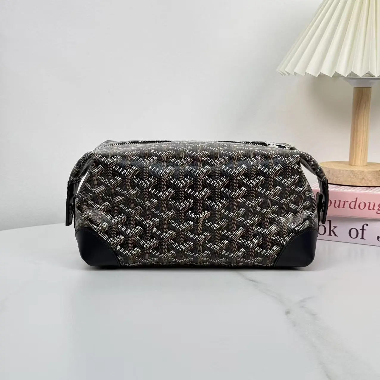 Pre-owned Goyard Boeing 25 Toilet Bag