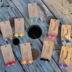 Disco Cowgirl dangle earrings