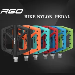 RGO Bicycle Pedals Mtb Nylon Platform