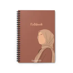 Abby Spiral Notebook - Ruled Line jjk notebooks
