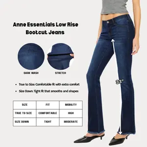 KANCAN - Anne Essentials Women's Denim Low Rise Bootcut