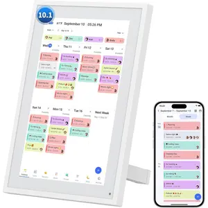 10.1 Inch Digital Frame Smart Touch Screen Electronic Wall Planner Family Organizer for Family Schedules Perfect Gift for Mother Mom Women Grandpa