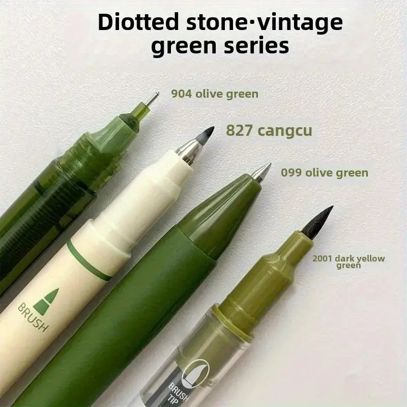 4 Pcs Retro Color Ballpoint Pen Set, Compatible with Multiple Pen Tip Types, High-End Quality Fast-Drying Ink, Office Stationery for Journaling, Notebooks, Painting and Doodling, Aesthetic Pens, Unique Pens, Ballpoint Pen Kit
