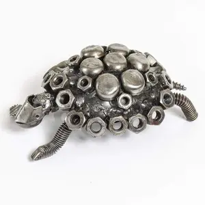 Turtle Recycled Metal Sculpture