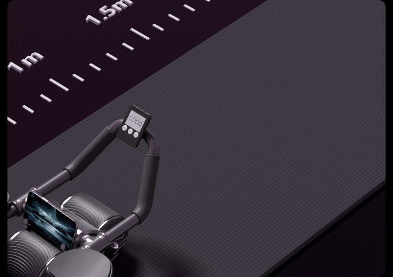 Abdominal wheel, factory direct sale, suitable for assisting core muscle training, automatically rebounds, equipped with a timer, ideal for home workouts, best choice for fitness enthusiasts