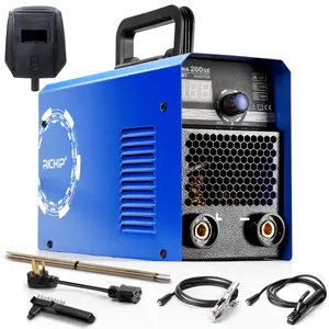 Arc Welding Machine Stick Welder 200Amp Portable Dual Voltage Welding Machine - Lightweight 110V 220V Stick Welder,handheld welding machine,Repair and Light Fabrication welder machine,spool torch,Heavy Duty Tool Kit Industrial Metal Power