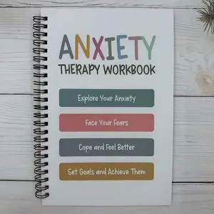 Anxiety Relief Workbook, From Anxiety to Insomnia to Calmness, Emotion Healing Practice Book, Stress Management Journal