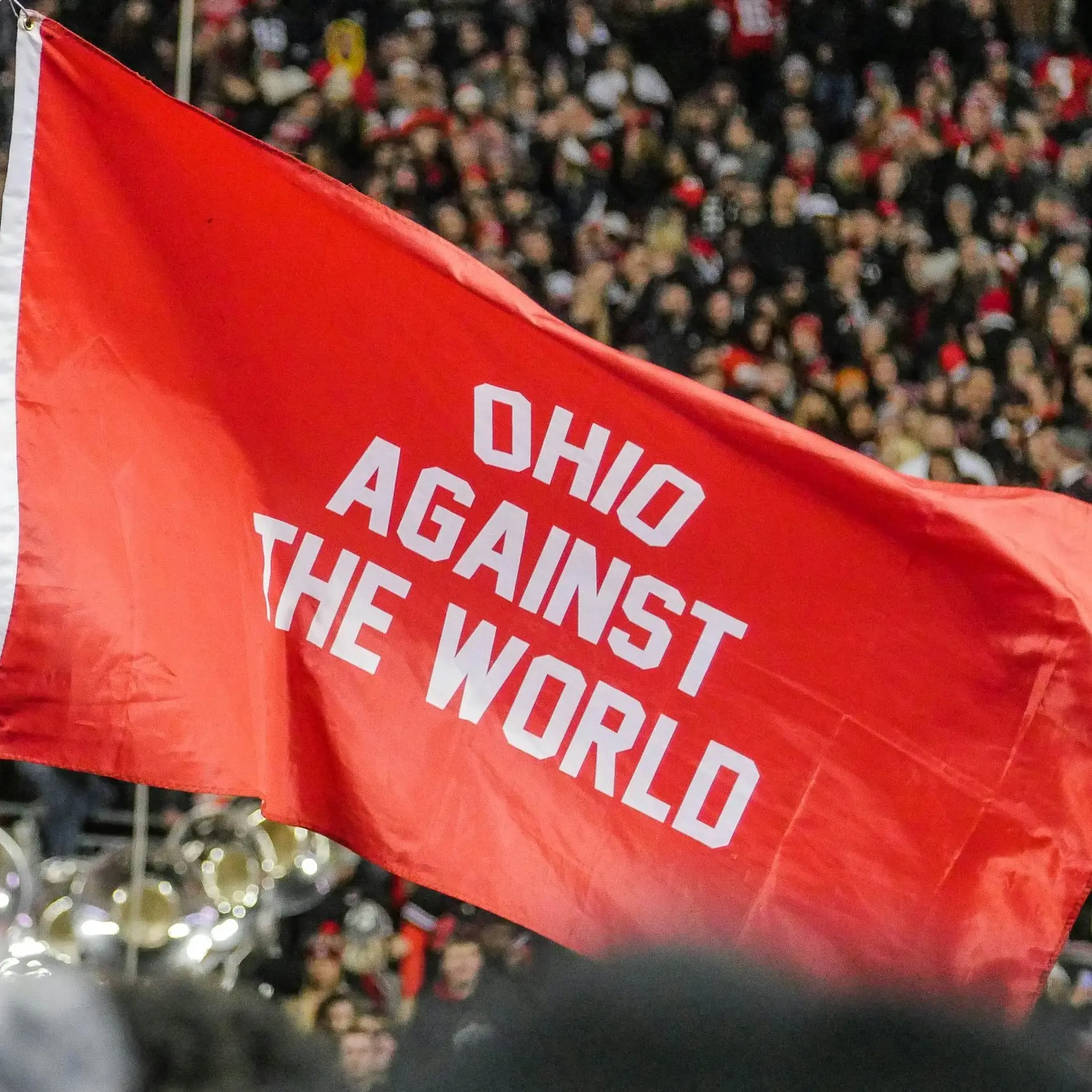 Ohio Against The World Flag – Concert Banner, Music Anime Movie Gift for Fans, Room Decor, Birthday or Event Surprise Fan Gifts