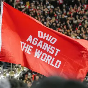 Ohio Against The World Flag – Concert Banner, Music Anime Movie Gift for Fans, Room Decor, Birthday or Event Surprise Fan Gifts