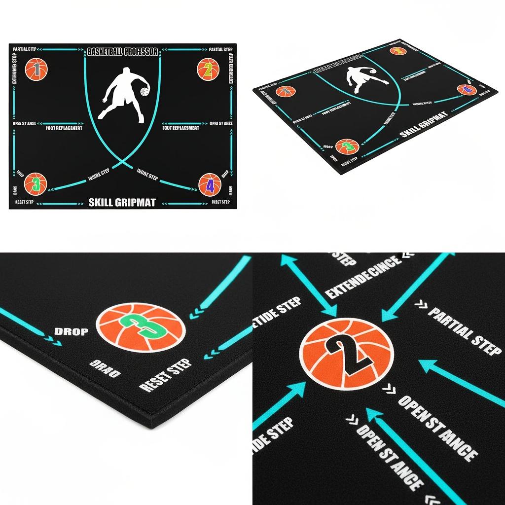 Portable basketball footwork training mat non slip and quiet improves speed and coordination suitable for home and outdoor use