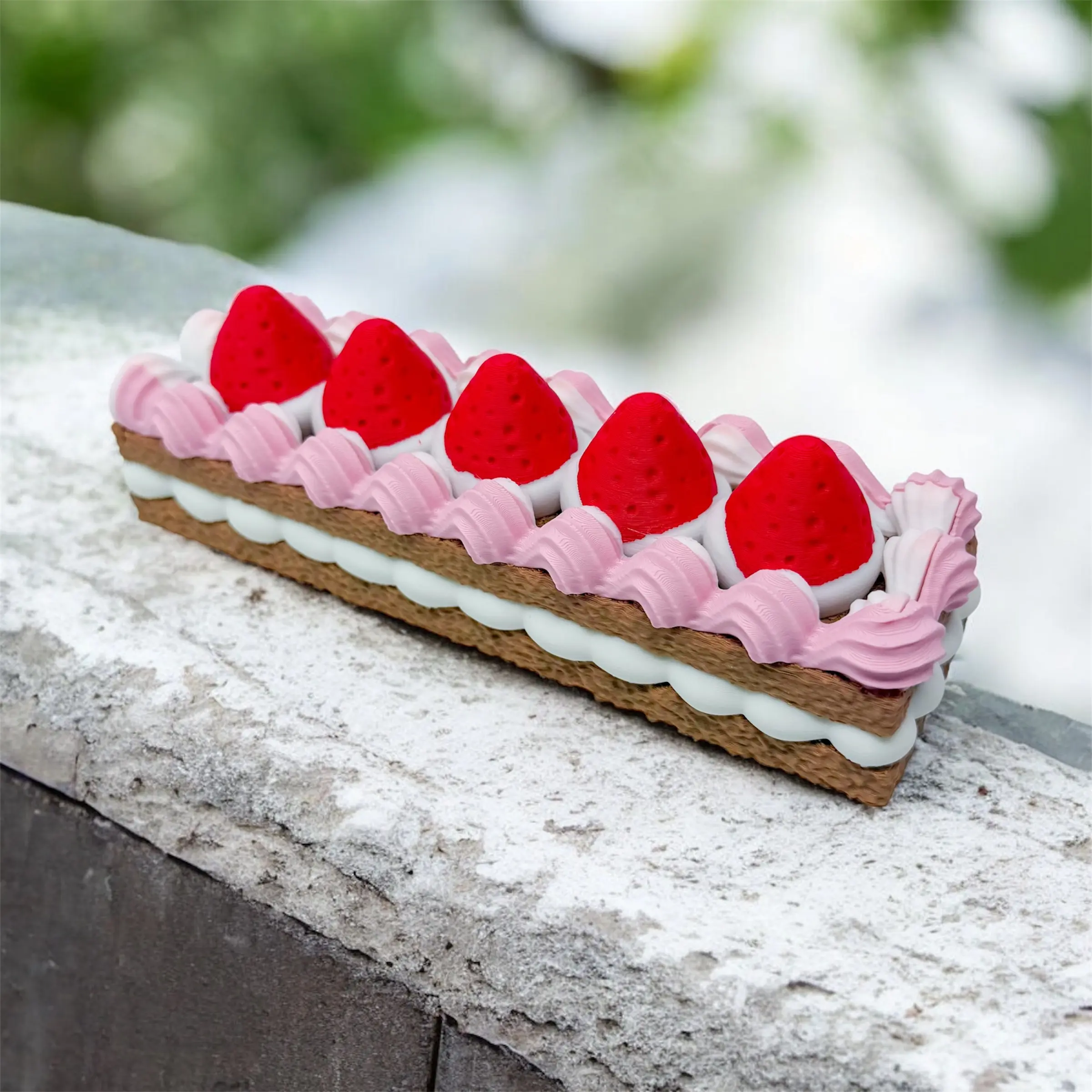 文房具・ステーショナリー strawberry cake 100 challenge box Strawberry Cake Pill Box | Cute Weekly Pill Organizer | Dessert