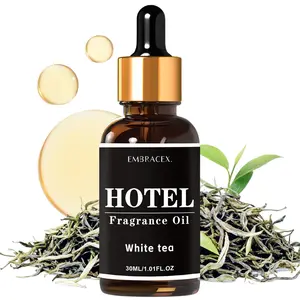 30ML Hotel Tea Scented Essential Oils, Alcohol-Free Long-Lasting Scent, with Dropper, Humidifier Diffuser, DIY Soap Candle Bath Car Air Freshener