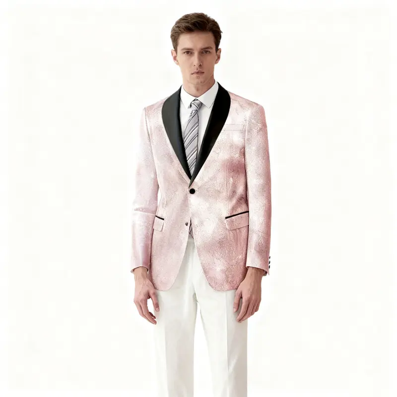slim fit dress slacks Mens Sequin Suit, Green/Blue 42s main image 0