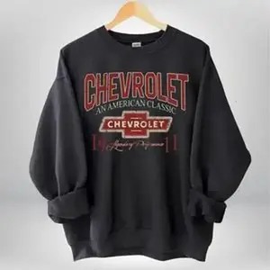 Chevrolet American Classic Vintage Chevy Racing Crewneck Sweatshirt for Men and Women, Retro Summer Outfit Car Lovers Gift, Apparel Made In The USA		