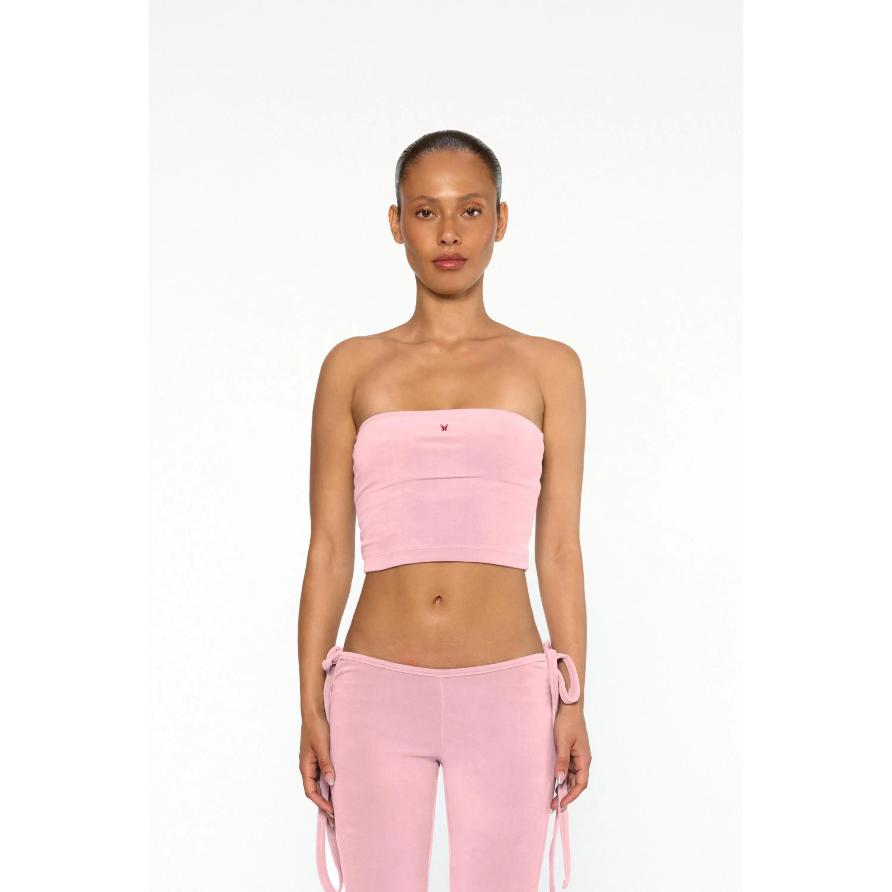 Velour Tube Top