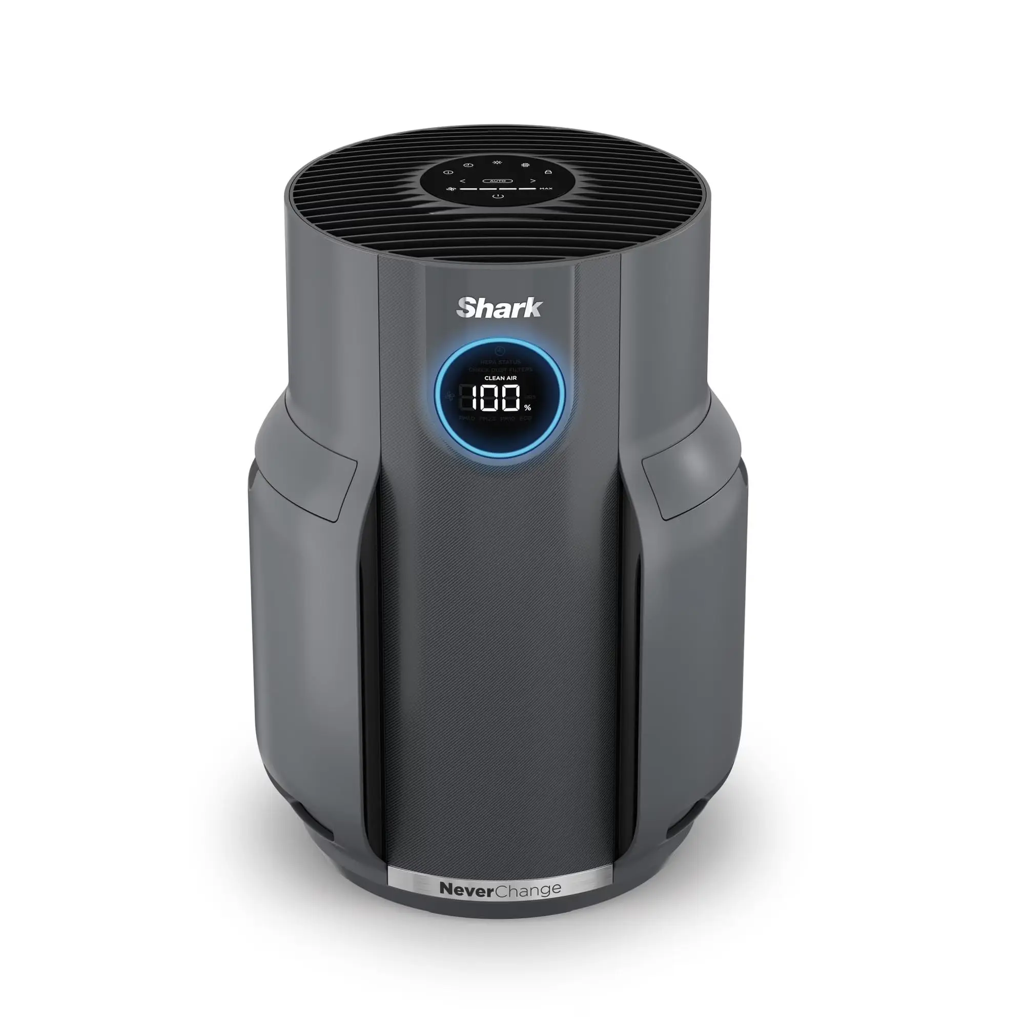 Shark NeverChange Air Purifier, 5-Year HEPA Filter, 600sq. ft. Gray, HP150 (Renewed)