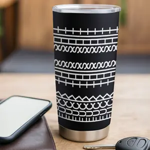 Hidden Message Stainless Steel Tumbler 20oz. Insulated Tumbler - Drinkware Gift for Coworker, Friends, Office Humor, Funny Cup for Daily Mood
