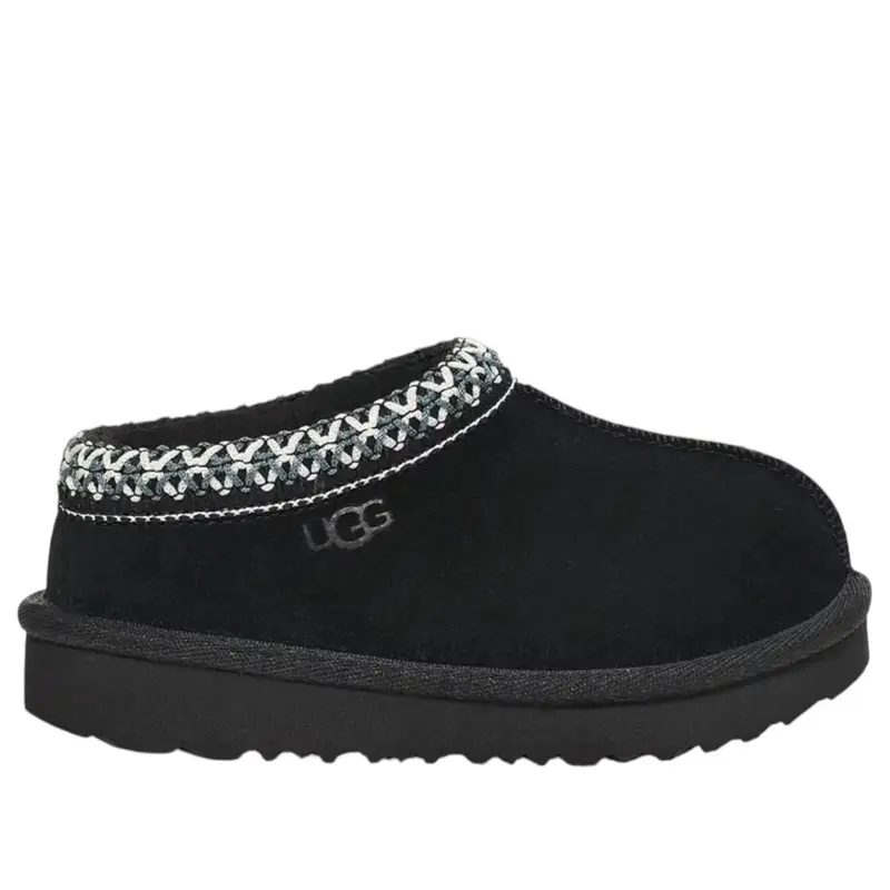 UGG Tasman II Slipper Black 1019066T-BLK Toddler Fashion Slippers New