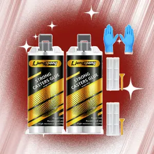 Casting Glue With Tools High Temperature Resistant Welding Glue Water Electric Welding Glue Strong Glue Waterproof Anti-clogging Sticky Stainless Steel Fuel Tank Iron Warm Leakage Repair Glue Ab Glue 2PCS