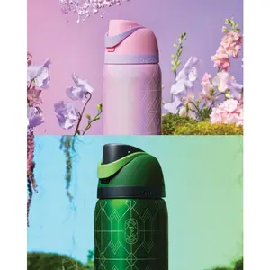 Owala Wicked For Good Glinda 32oz Freesip Water Bottle - Limited Edition Leakproof Insulated Water Bottle, Water Bottle for Gym, Picnic, School, Work Drinkware Flasks Stylish Mug Tumbler Bottled Portable