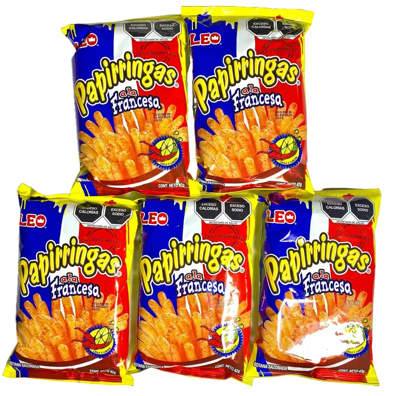 5 - PK Papirringas Leo Las Originales - 42 grams - Product of Mexico