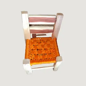 Hand embroidered mini chair