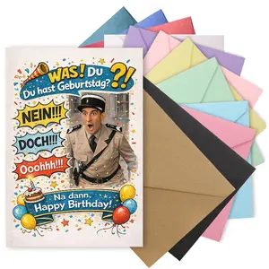 12pcs/12-color envelopes Hottest Birthday Cards: Funny and Humorous English Alphabet Birthday Cards, Includes Envelope and Card as a Gift.Suitable for birthday invitations/birthday party cards