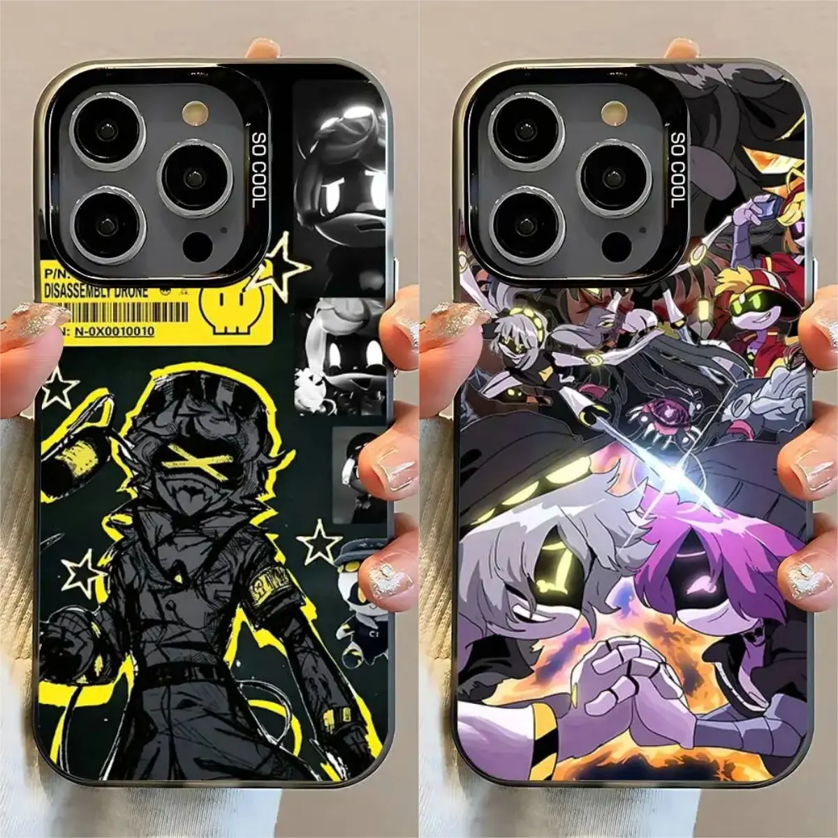 Simple and Sophisticated Design M-Murder D-Drone Fashion Cool Phone Case For iPhone 17 16 15 14 13 12 11 Pro Max Plus Air Anti Fall Black Matte Hard Bumper Christmas and Holiday Best Gifts