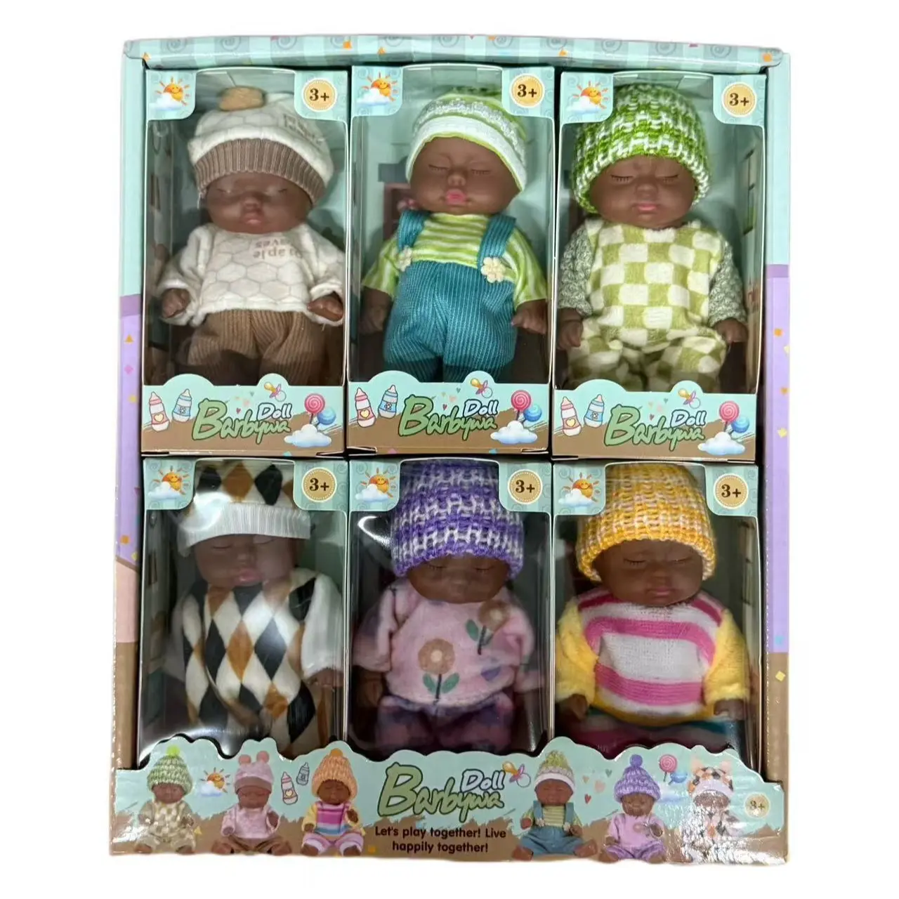 5‑Inch Black Sleep Doll