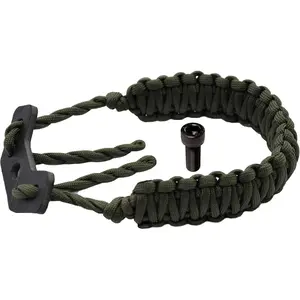 250 Paracord Bow Archery Wrist Sling - Multi Functional Survival Compound Wrist Sling for Hunting & Shooting - No Stabilizer Needed - Successive Length 20 Feet