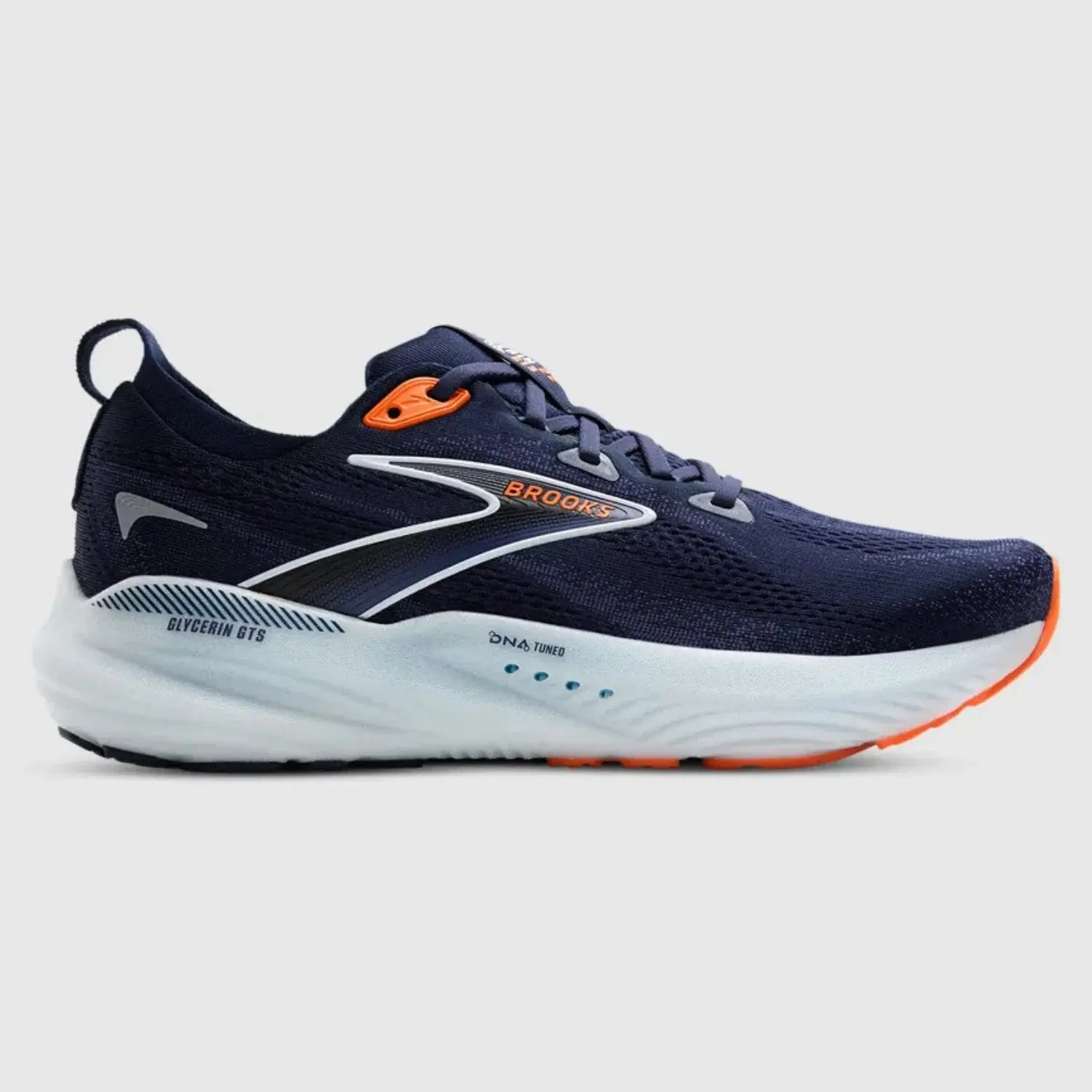 Brooks Glycerin GTS 22 12 Running Shoe in Peacoat/Blue | Men's