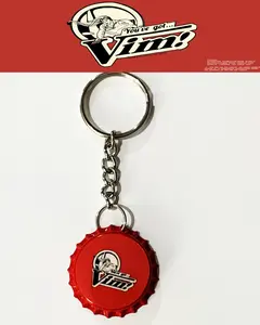 Vim! Bottle Cap Keychain - Fallout 4 - Collectible Gaming Accessory