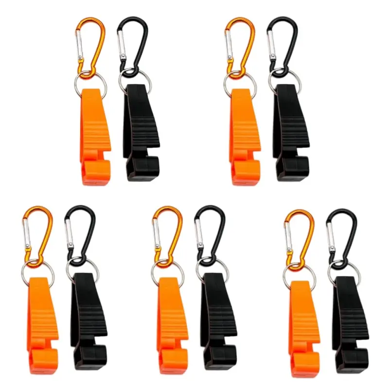 10PCS Glove Belt Clips Work Safety Clip Glove Keeper Glove Holder Clip Glove Grabber Clip Holder for Belt Loop Guard Worker Construction