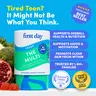 First Day Teen Multivitamin Gummies Ages 13-17, 21 Organic Superfoods + 12 Essential Nutrients, Vitamin D3 K2 Magnesium Zinc B6 B12, Orange Flavor, Vegan, Non-GMO, No Junk