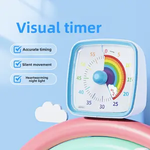 Cross-border Digital Learning Night Light Timer for Children and Students with Visual Clock Function